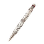 Skull Antique Pewter Twist Pen Kit