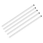 10" White Pen Blank Tubes - 7mm (5 pack)