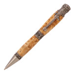 Cowboy Antique Pewter Twist Pen Kit