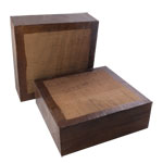 African Mahogany 12 x 12 x 4"