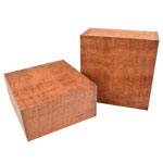 African Mahogany 6 x 6 x 3"