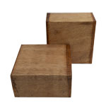 Cerejeira (Amburana) 6 x 6 x 3"