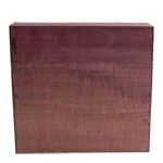 Curly Purpleheart 10 x 10 x 2"