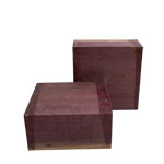 Curly Purpleheart 4 x 4 x 2"
