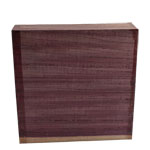Curly Purpleheart 8 x 8 x 2"