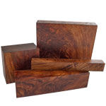 Figured Jatoba 10 x 10 x 2"