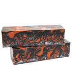 Inlace Acrylester Spindle 1.5 x 1.5 x 6" <br>#125 - Orange Damascus