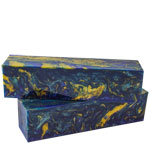 Inlace Acrylester Spindle 1.5 x 1.5 x 6"<BR />#139 Blue Lagoon