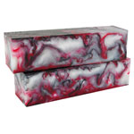 Inlace Acrylester Spindle 1.5" x 1.5" x 6"<BR> #44 - Cherry Cheesecake