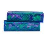 Inlace Acrylester Spindle 1.5" x 1.5" x 6"<BR> #45 - Peacock