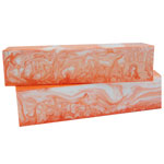 Inlace Acrylester Spindle 1.5" x 1.5" x 6"<BR>#52 - Orange Creamsicle