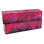 Inlace Acrylester Spindle 1.5" x 1.5" x 6"<br /> #59 - Pink Flamingo