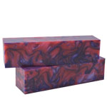 Inlace Acrylester Spindle 1.5" x 1.5" x 6"<BR> #61 - Violet & Pink