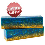 Inlace Acrylester Spindle 1.5" x 1.5" x 6"<BR>LIMITED BATCH #XX17 - Sandy Beach