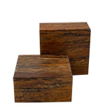 Spalted Jatoba 4 x 4 x 2"