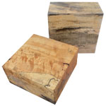 Spalted Tamarind 6 x 6 x 3"