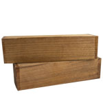 Teak 3 x 3 x 12" Spindle blank