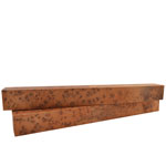 Thuya Burl Spindle 1.5" X 15"