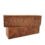 Thuya Burl Spindle 1.5" X 6"