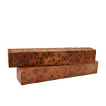 Thuya Burl Spindle 1" X 6"